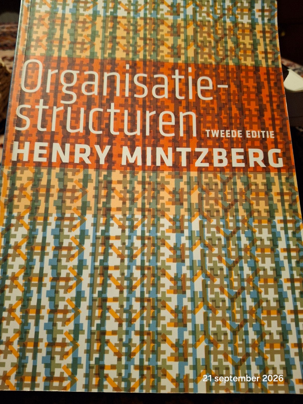 Organisatiestructuren - Henry Mintzberg (Tweede Editie), Boeken, Zo goed als nieuw, Henry Mintzberg, Gamma, HBO