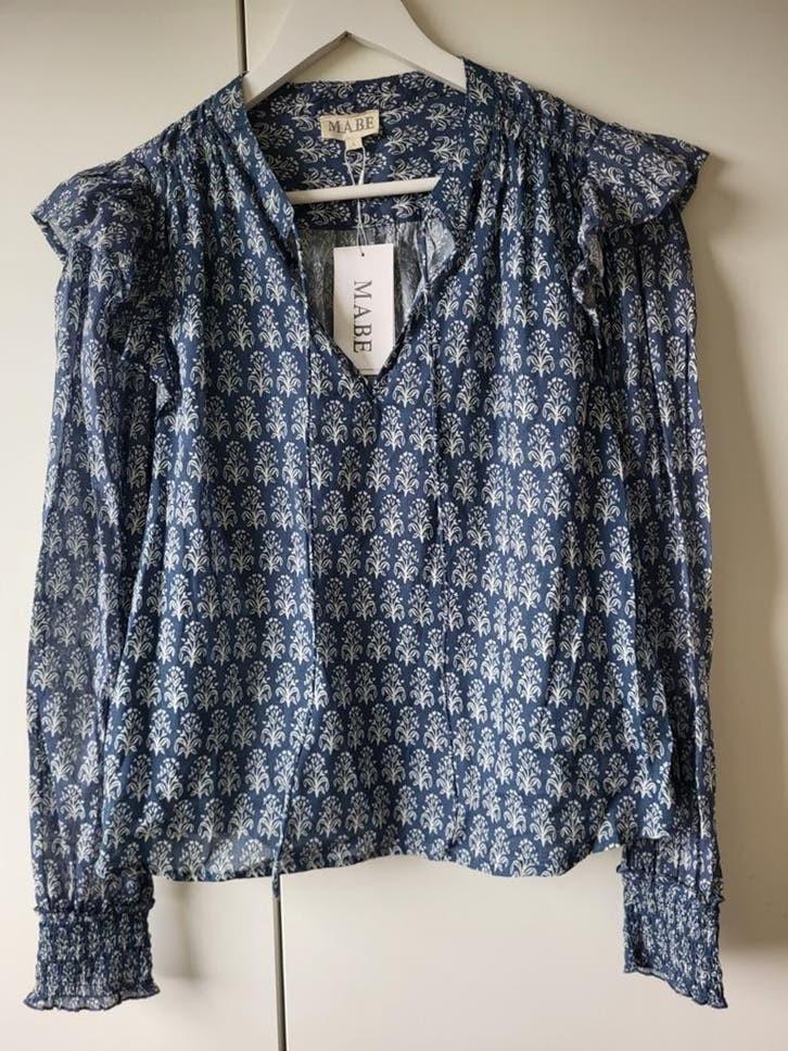 M.A.B.E. tuniek in maat 38 nieuw met label, Maat 38/40 (M), Blauw, Nieuw, Ophalen of Verzenden
