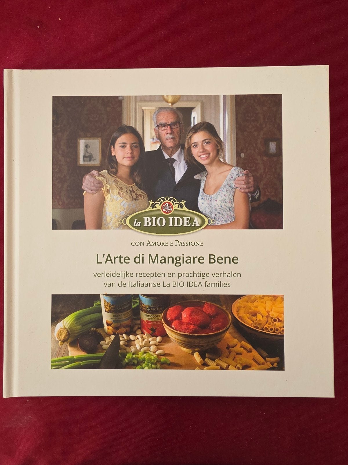 L'Arte di Mangiare Bene - Italiaans kookboek, Boeken, Kookboeken, Italië, Hoofdgerechten, La BIO IDEA families, Ophalen of Verzenden