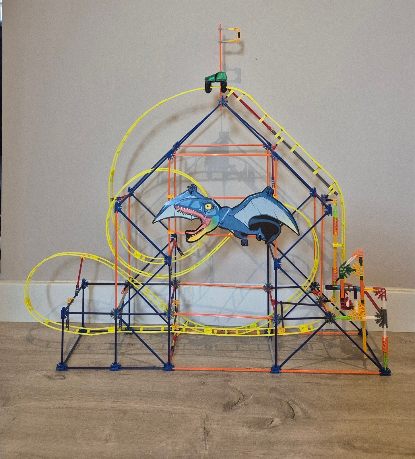 K'nex achtbaan, Ophalen, Gebruikt, K'nex