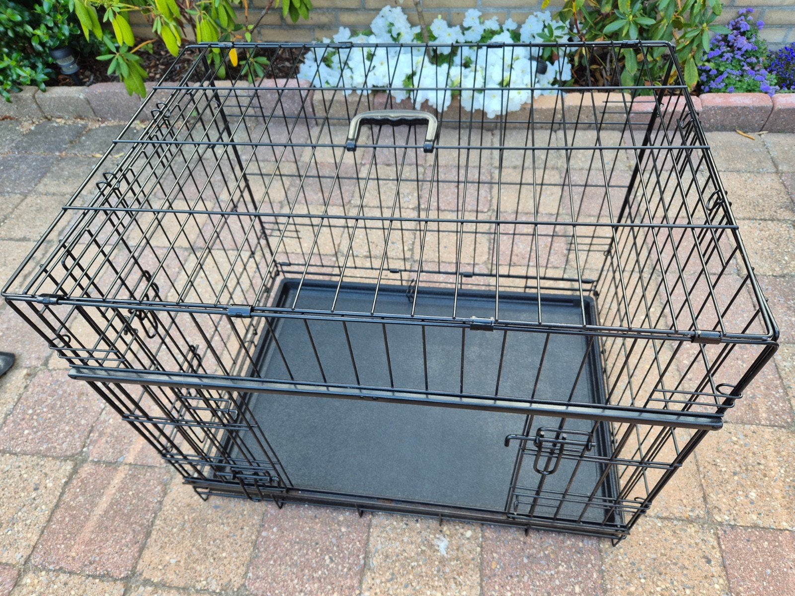 Adori Bench met schuifdeuren - 76x53x61 cm - Zwart, Ophalen, Zo goed als nieuw