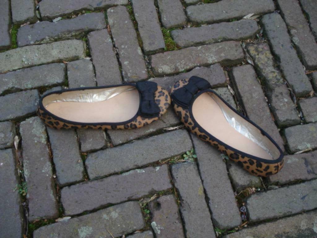 GRATIS VERZENDEN NIEUWE TIJGERPRINT BALLERINA'S MT 37, Bruin, Verzenden, Nieuw, Ballerina's