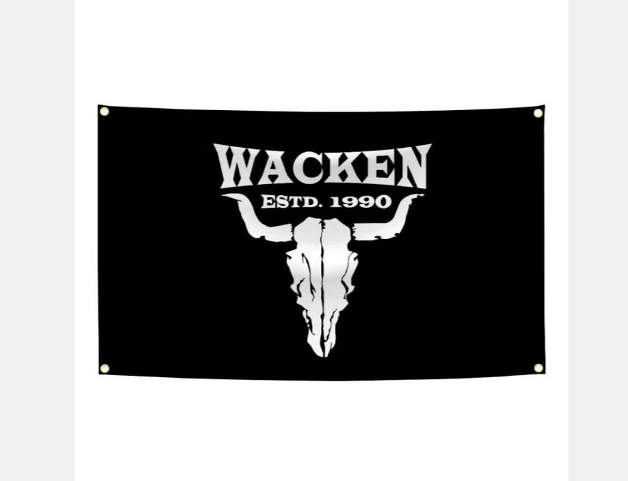 Grote vlaggen Wacken open air (150x90cm), Ophalen of Verzenden, Nieuw