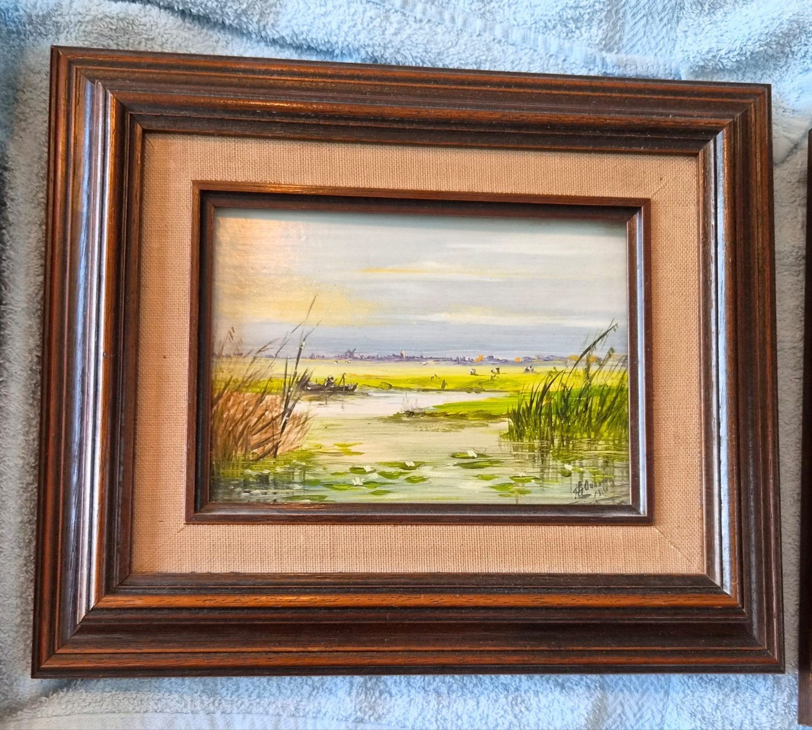 Schilderij, Ingelijst, Paneel, Overige stijlen, Ophalen of Verzenden