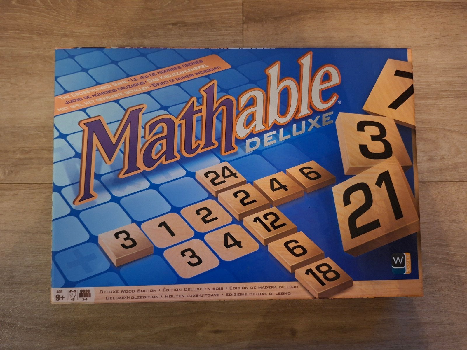 Mathable Deluxe Bordspel - Zo goed als nieuw, Drie of vier spelers, Ophalen of Verzenden, Zo goed als nieuw, Wooky