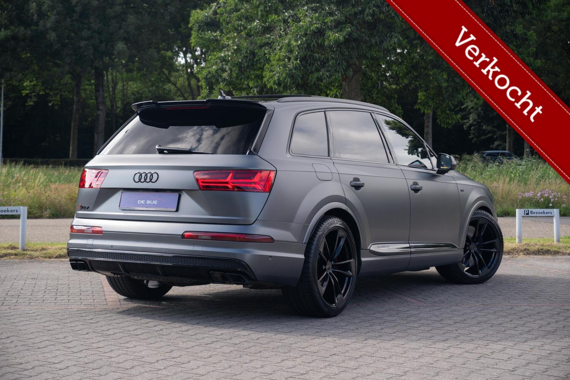 Audi SQ7 4.0 V8 TDI SQ7 Quattro|Grijs Kenteken|Keramisch|Ban, Dealer onderhouden, 435 pk, Gebruikt, Automatische klimaatregeling