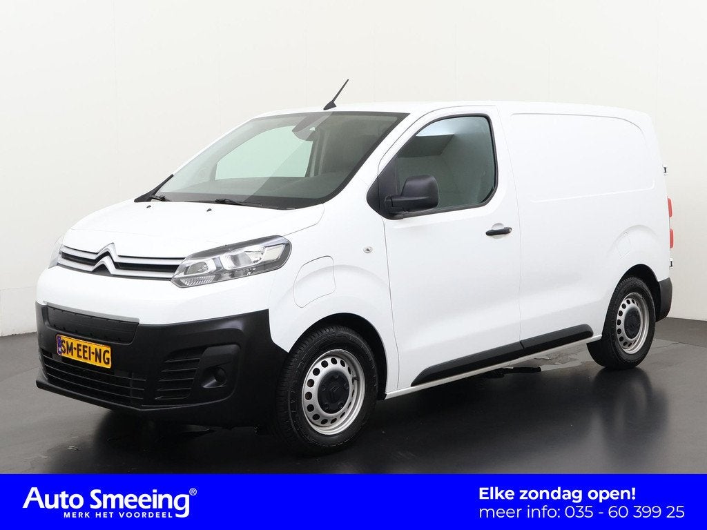 Citroen ë-Jumpy Club 50 kWh | 3 Fase | Trekhaak | Stoelverw, Auto's, Bestelauto's, 12 maanden, Gebruikt, Zwart, 230 km