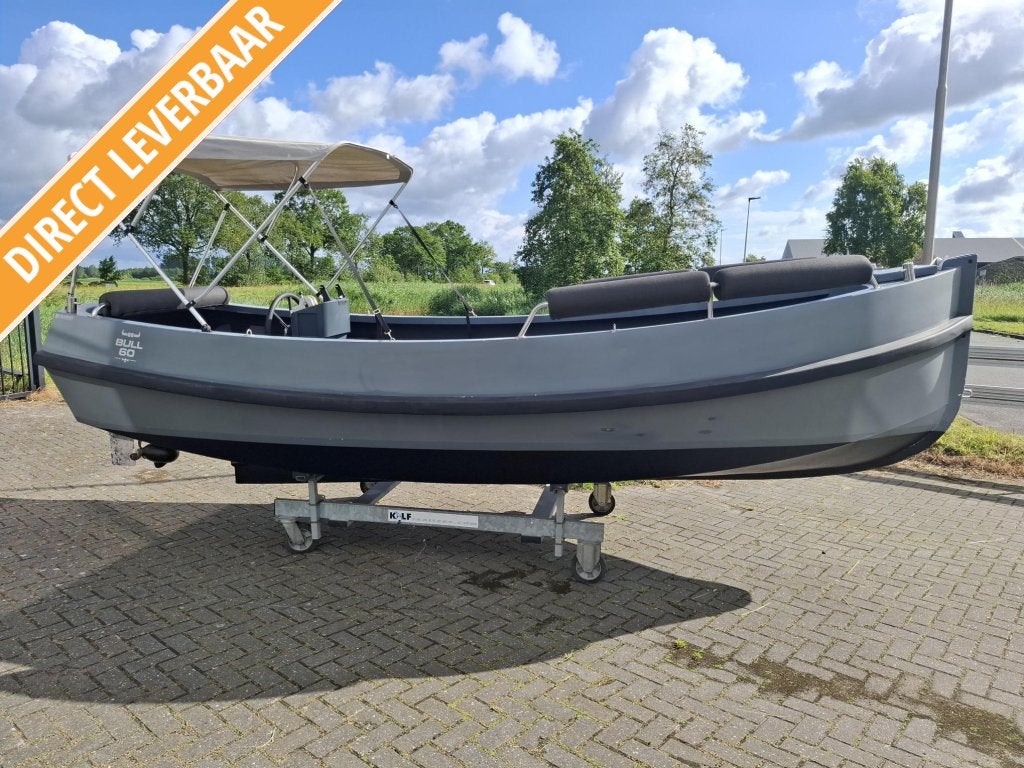 Alumax Bull 60, Watersport en Boten, 2 pk, Elektrisch, Niet ingevuld, Biminitop