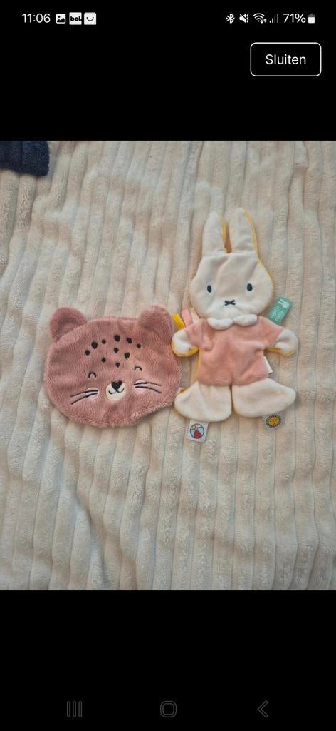 Baby knuffeltjes/speelgoed, Ophalen