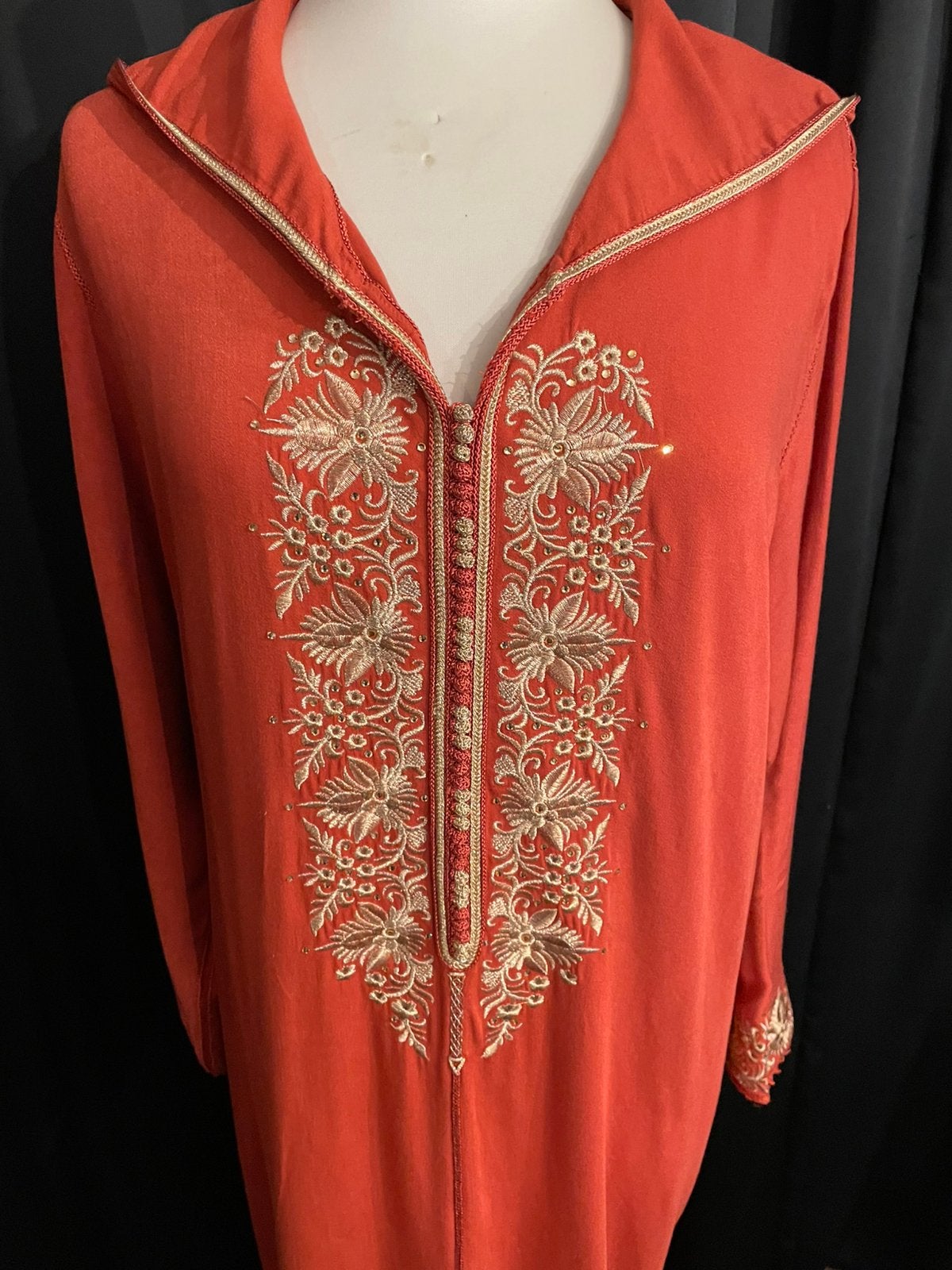 Prachtige Marokkaanse jurk/jelaba/djellaba, Maat 42/44 (L), Ophalen of Verzenden, Zo goed als nieuw, Roze