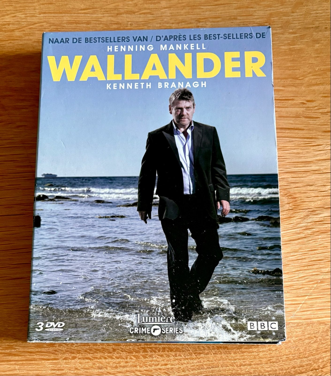 Wallander - BBC Crime Series (3 DVD Boxset), Cd's en Dvd's, Dvd's | Thrillers en Misdaad, Zo goed als nieuw, Detective en Krimi