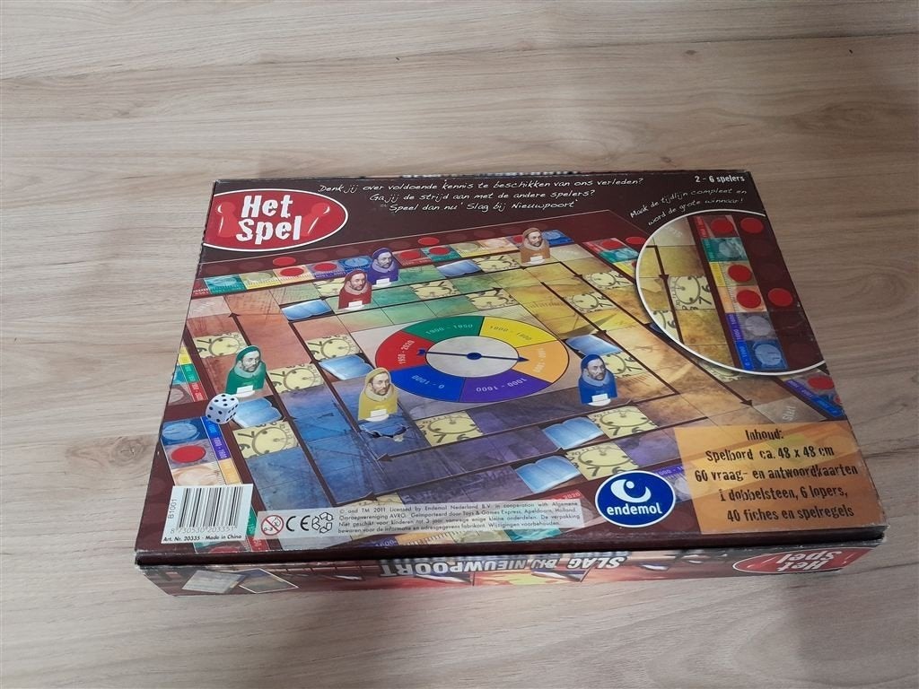slag om nieuwpoort het spel [s1190], Hobby en Vrije tijd, Gezelschapsspellen | Bordspellen, Verzenden, Zo goed als nieuw