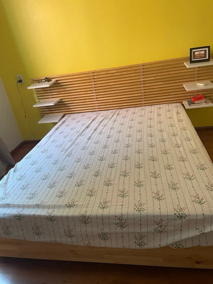 Ikea bed 160*200, Ophalen, Zo goed als nieuw, Tweepersoons