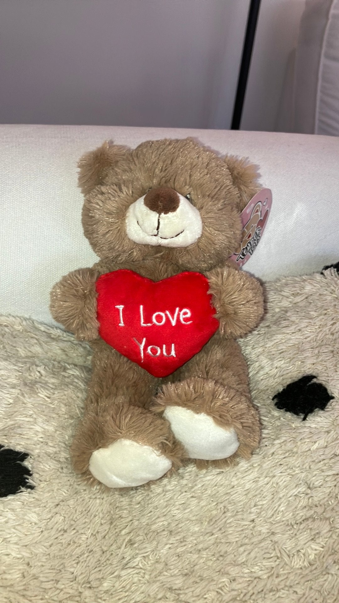 Tendertoys beer i love you, Kinderen en Baby's, Speelgoed | Knuffels en Pluche, Overige merken, Beer, Nieuw, Ophalen of Verzenden
