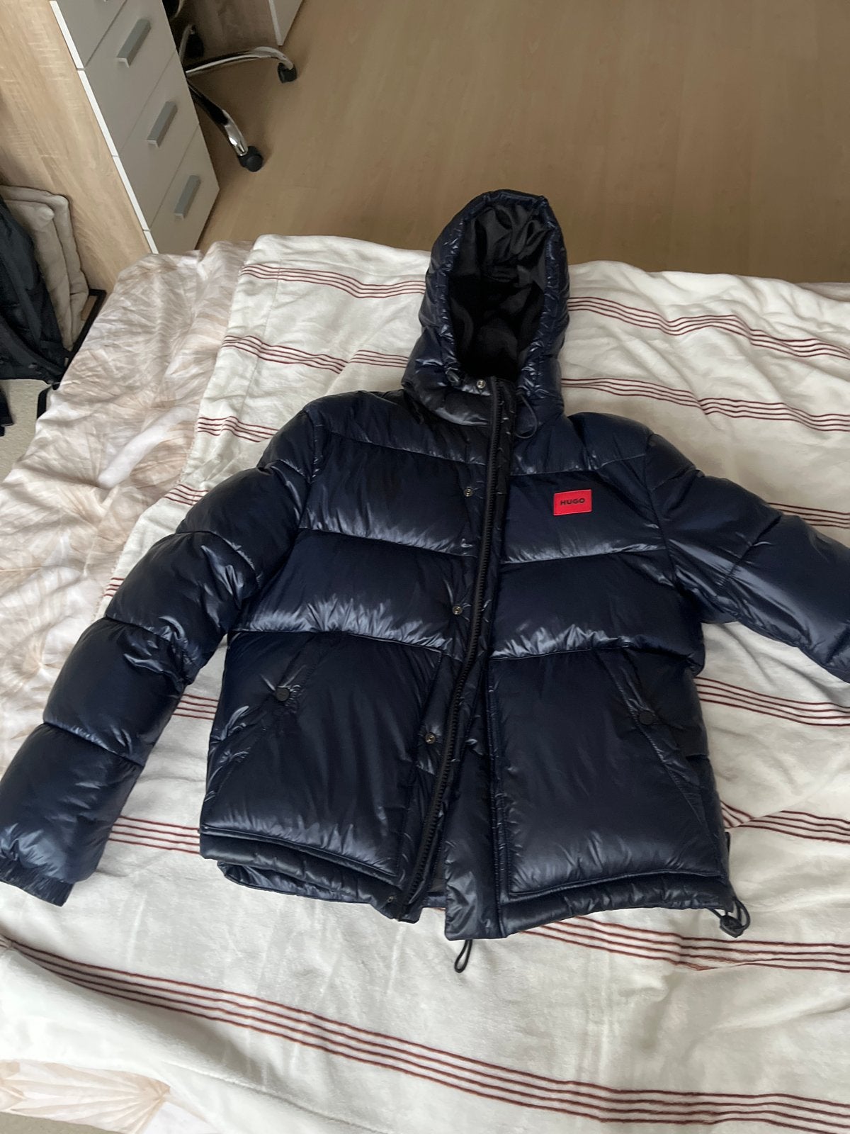 Hugo Boss gewatteerde jas/winterjas, Ophalen of Verzenden, Nieuw, Maat 48/50 (M), Blauw