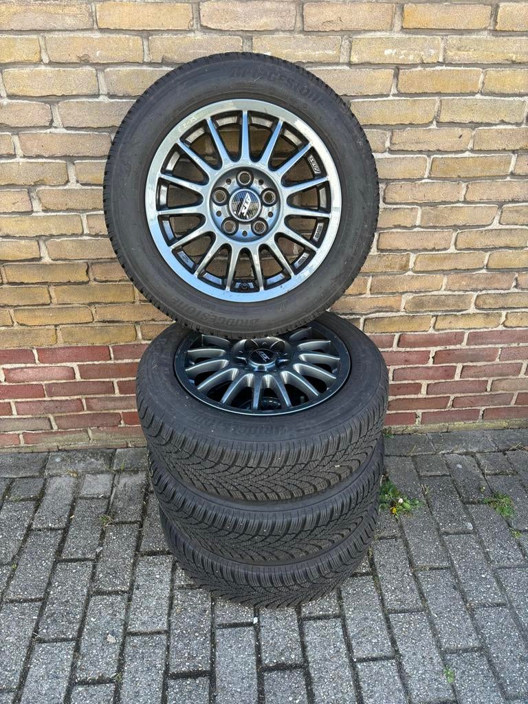 Winterset lichtmetalen velgen MINI Cooper/One - Gebruikt, Auto-onderdelen, Ophalen, Gebruikt, 15 inch, 175 mm