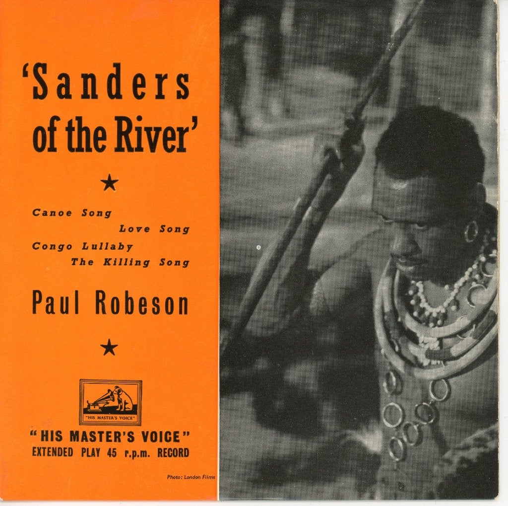 EP Paul Robeson - Sanders Of The River (1955), Gebruikt, Verzenden, 7 inch, Beschermende buitenhoes