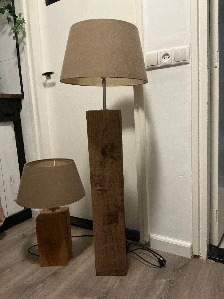 Staande lampen, Ophalen, Rustiek, E27 (groot), Zo goed als nieuw