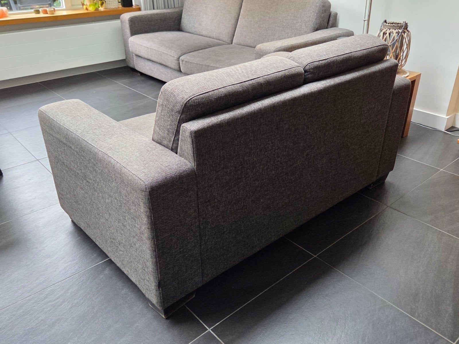 Comfortabele 2-zitsbank en 3  zitsbank. Gratis af te halen., Ophalen, Gebruikt, 150 tot 200 cm, Tweepersoons