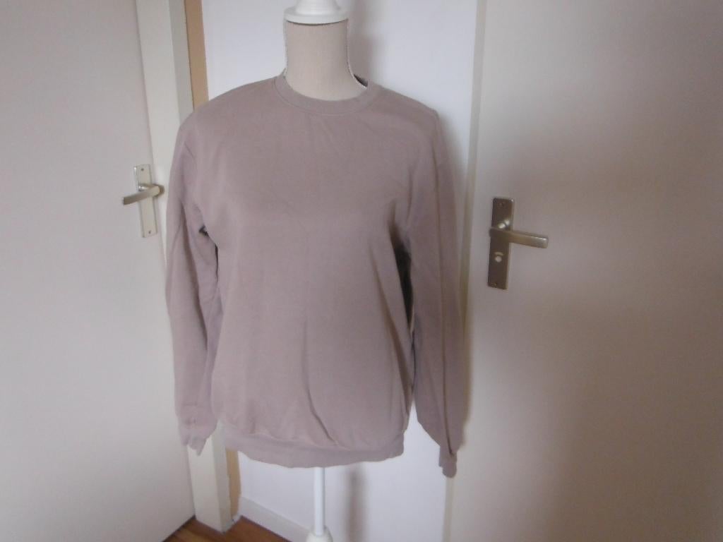 neutrale kleur sweater mt, S relaxed fit H & M, Kleding | Heren, Truien en Vesten, Verzenden, Beige, Zo goed als nieuw, H&M
