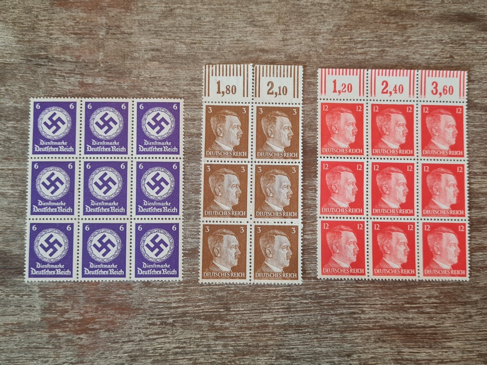 Set Duitse postzegels Tweede Wereldoorlog (#3), Ophalen of Verzenden, Overige soorten, Duitsland, Overige typen