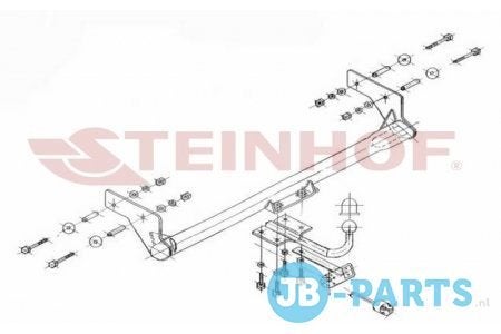 Vaste trekhaak Renault Kangoo | Bestelwagen 10/1997-2008, Auto-onderdelen, -, -, -