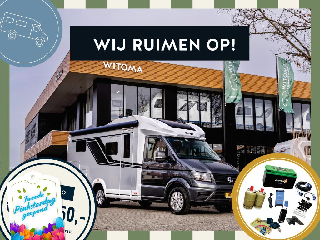 Knaus Van Wave 640 Vansation 4 PERSOONS! SALE!, Automaat, Standaard zit, Bedrijf, Diesel