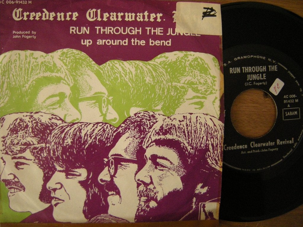 Creedence Clearwater Revival (Run Through The Jungle), Gebruikt, 7 inch, Ophalen of Verzenden, Pop