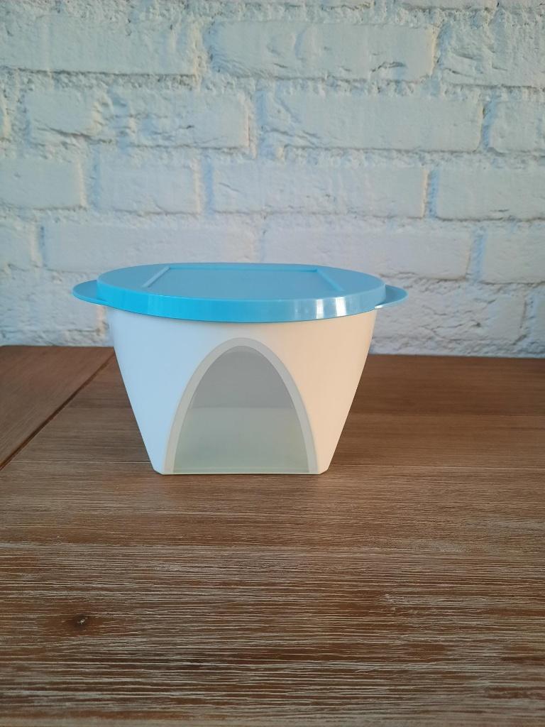 Tupperware kom met doorkijk venster + deksel Atlantis 1.50L, Ophalen of Verzenden, Nieuw, Crème, Bak of Kom