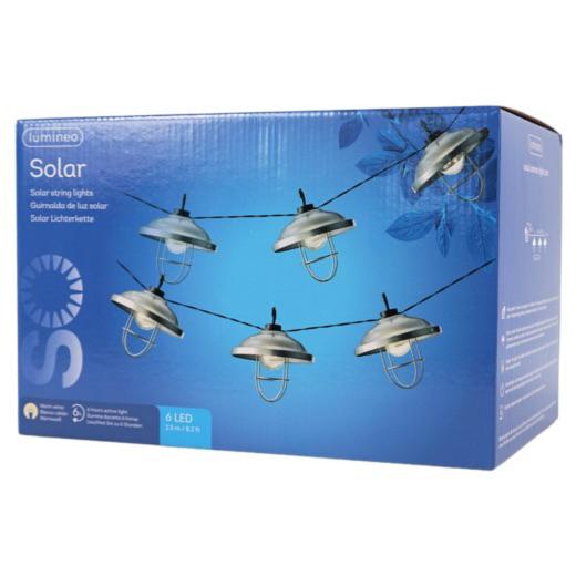 TOPPRIJS ketting met 6 industriële led lampen, Ophalen of Verzenden, Nieuw, Zonne-energie, Led
