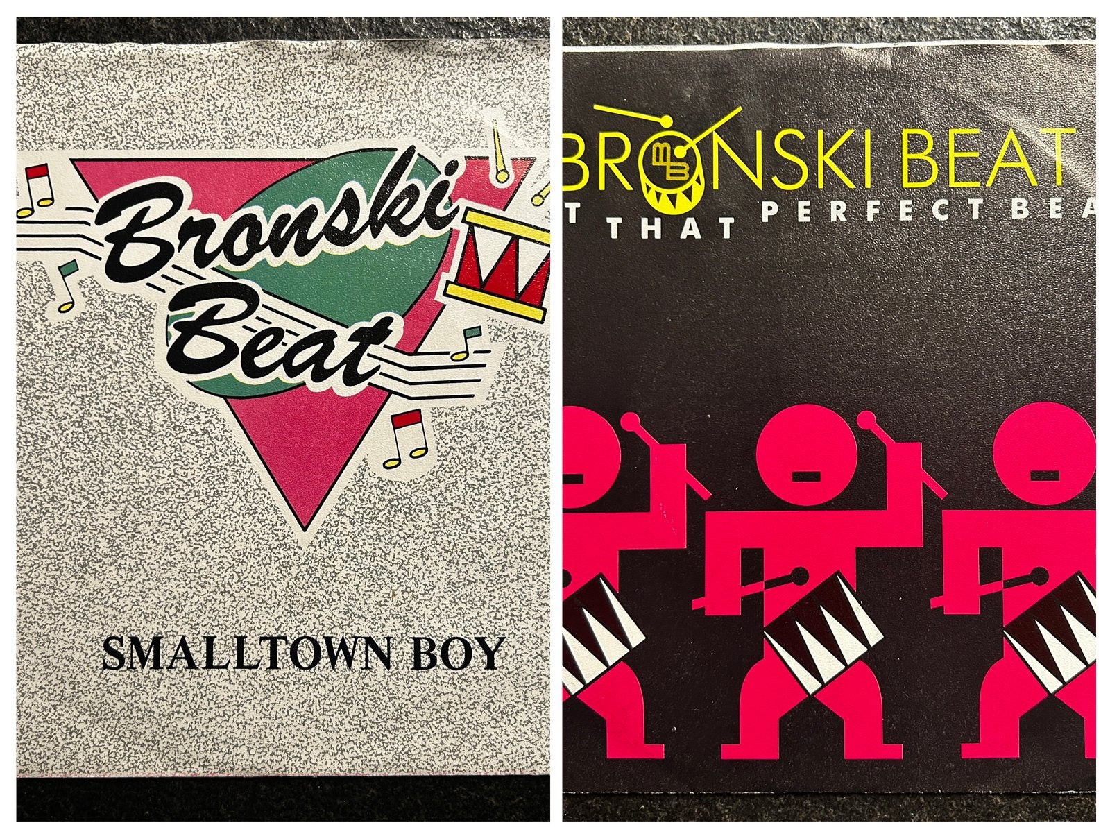 Bronski Beat - 2 Singles, 7”. Als geheel of los te koop., Ophalen of Verzenden, Gebruikt, Pop