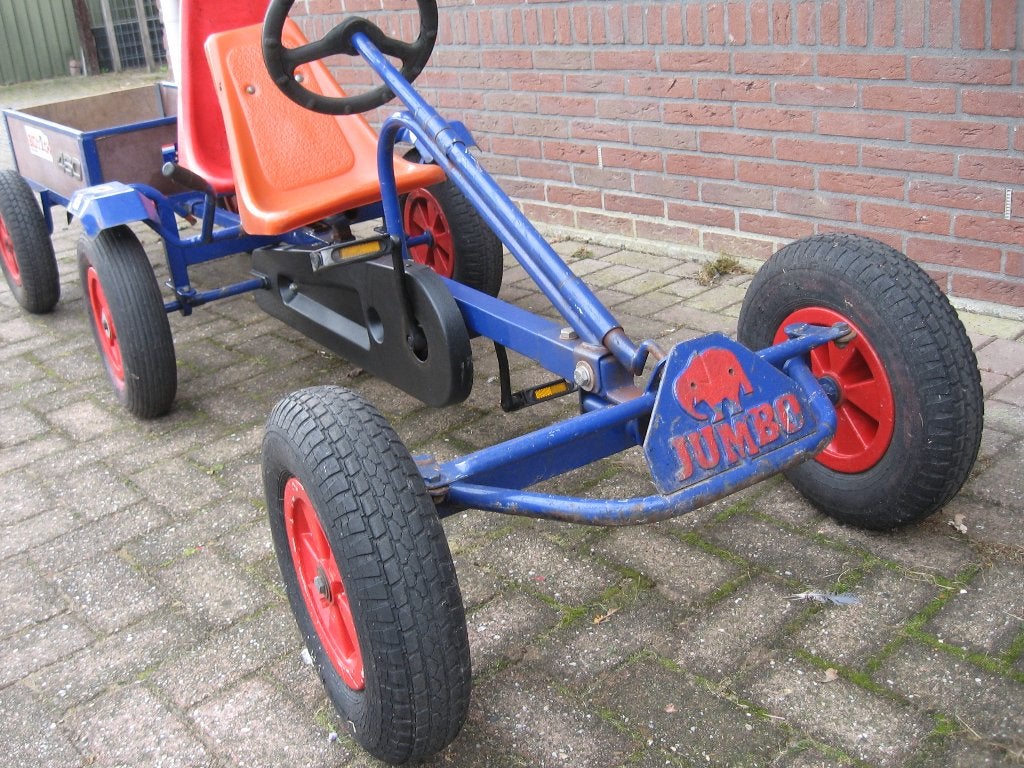 trapskelter met kiep aanhanger, Ophalen, Gebruikt