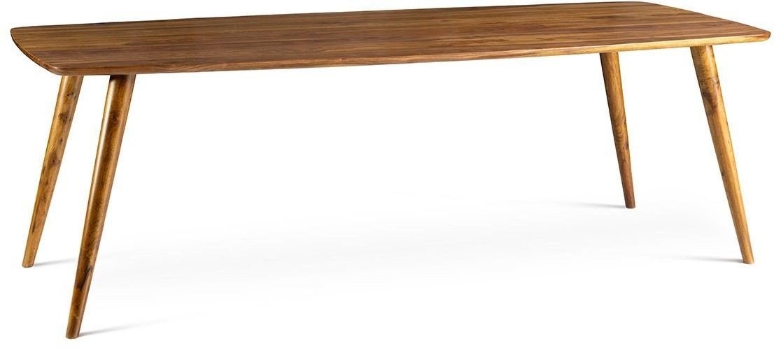 Eettafel Retro chic Sheesham hout Deens ovaal nieuw 235 cm, Ophalen, 50 tot 100 cm, Vijf personen of meer, Retro chic