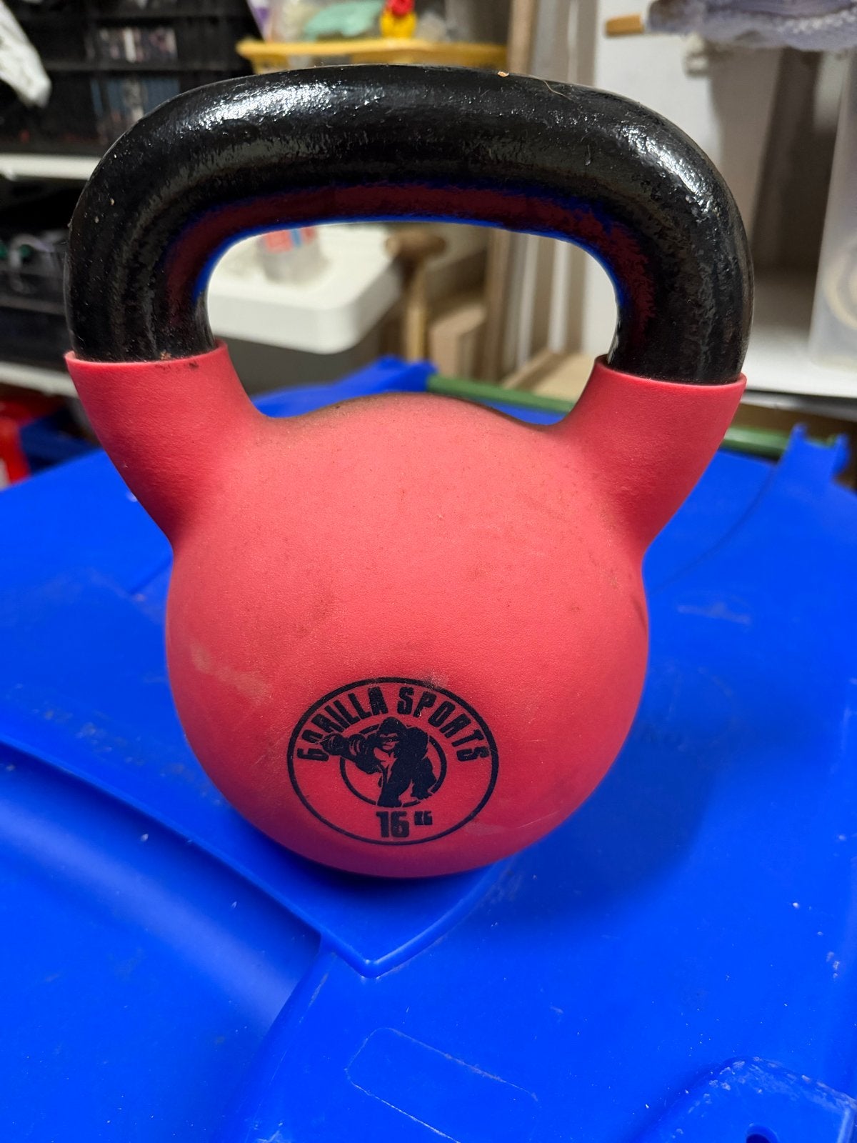 Kettlebell 16kg Gorilla Sports, Ophalen, Gebruikt, Armen, Kettlebell