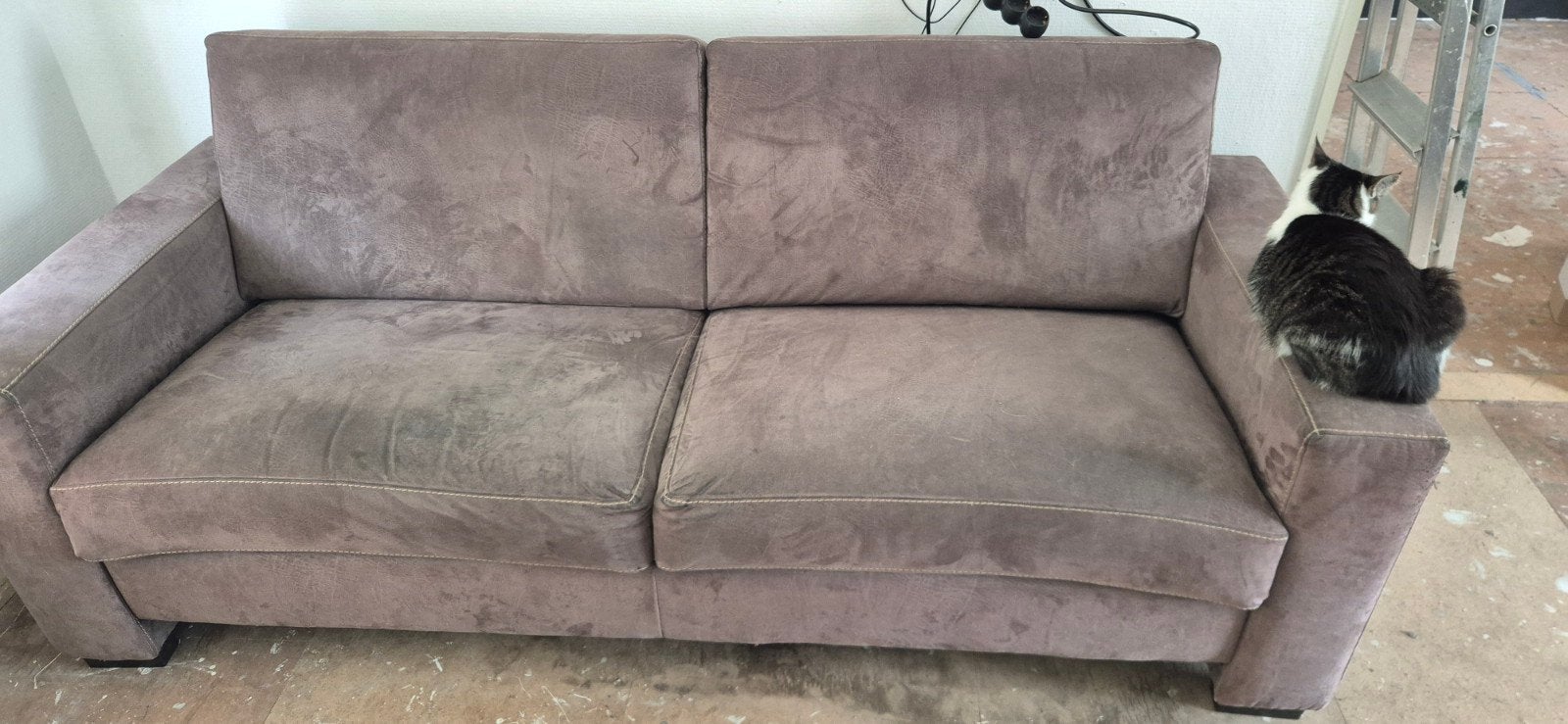 Comfortabele 2-zitsbank, kan zeker 2e ronde mee, Huis en Inrichting, Ophalen, Gebruikt, 150 tot 200 cm, Tweepersoons