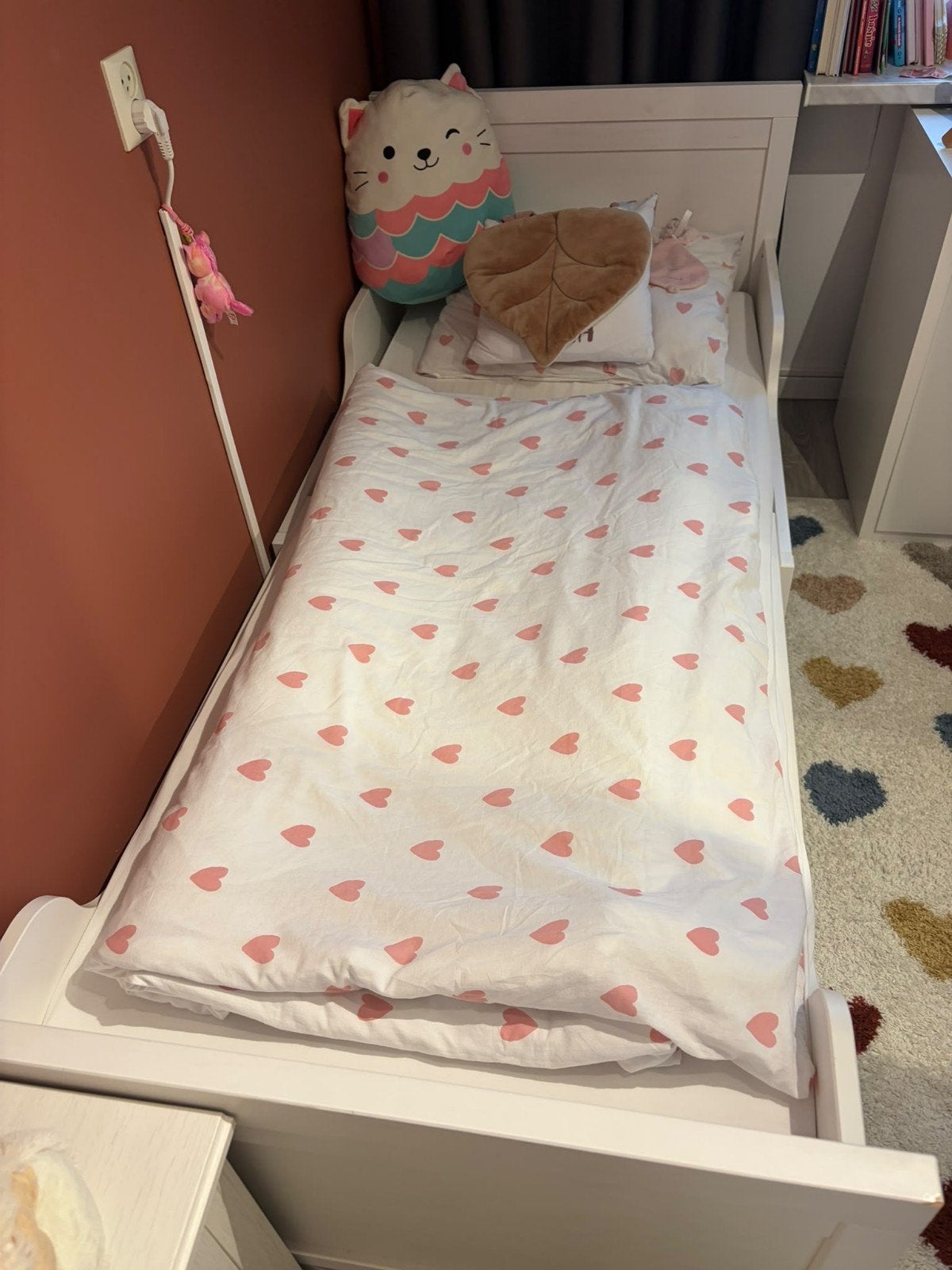 2 x IKEA Sundvik meegroeibedden 80x200cm met matras, 70 tot 85 cm, Zo goed als nieuw, 180 cm of meer, Ophalen