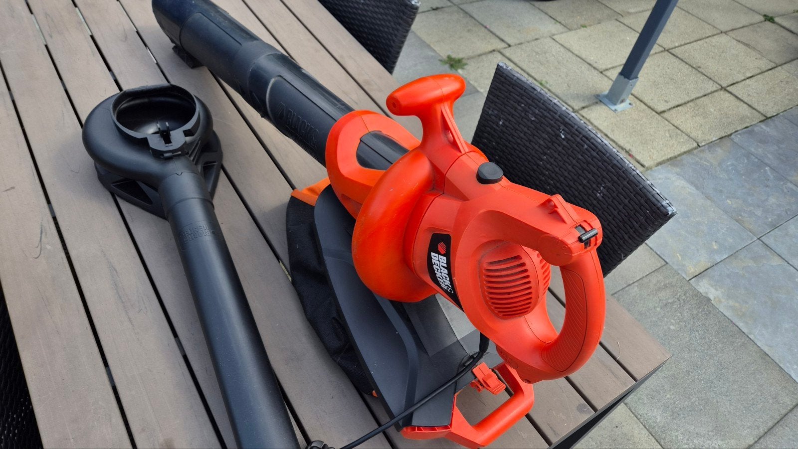 black & decker gw 3000, Ophalen, Gebruikt, Met opvangzak, Handgedragen