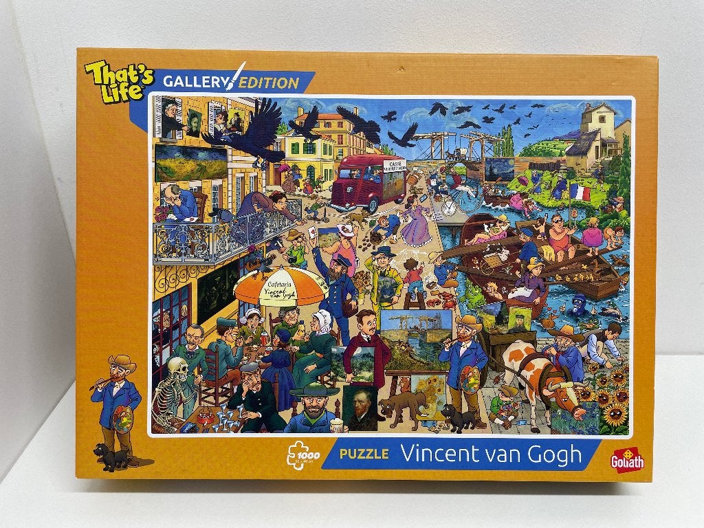 That's Life Gallery Edition Vincent v Gogh Legpuzzel 1000 st, Ophalen of Verzenden, 500 t/m 1500 stukjes, Gebruikt, Legpuzzel