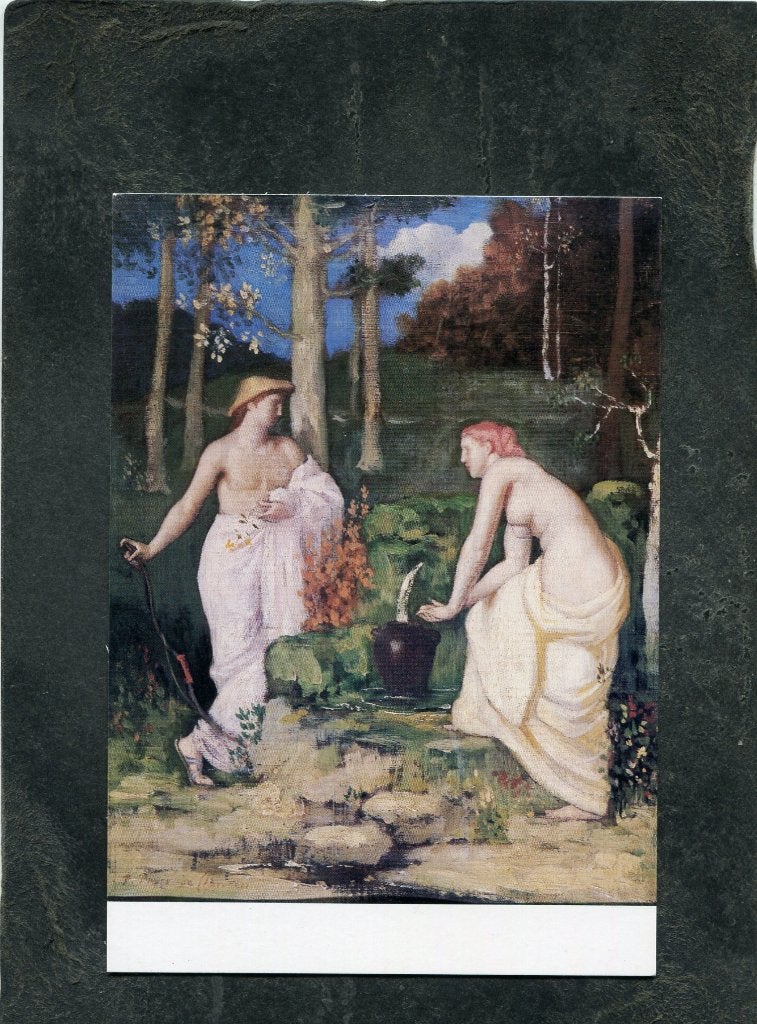 Ansicht P. Puvis de Chavannes - La Source, Verzenden, 1980 tot heden, Ongelopen