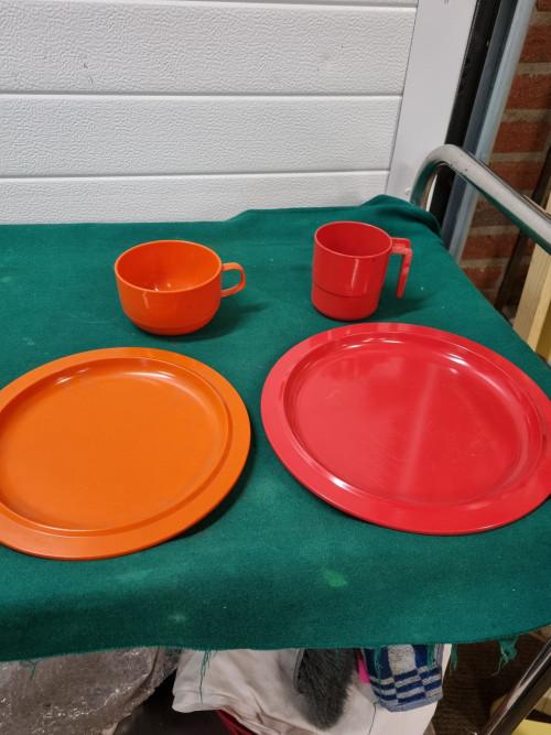 servies melamine rosti, Ophalen of Verzenden, 'T Olde Gre-j, Info@toldegrej.nl, Endepoelstraat 20f Didam
