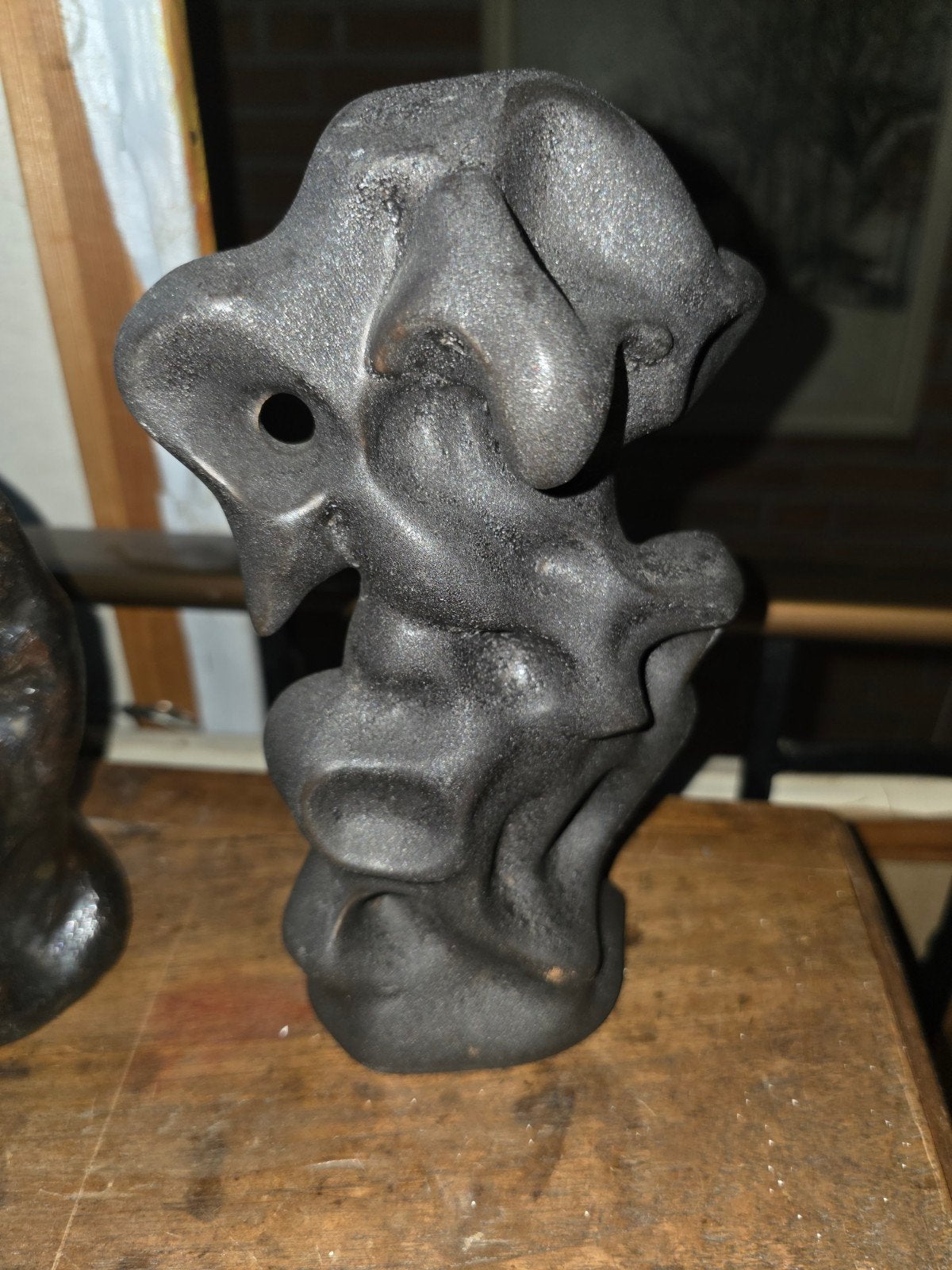 Abstracte sculptuur, keramiek, Antiek en Kunst, Kunst | Beelden en Houtsnijwerken, Ophalen of Verzenden, Handgemaakt, Beeld, Abstract