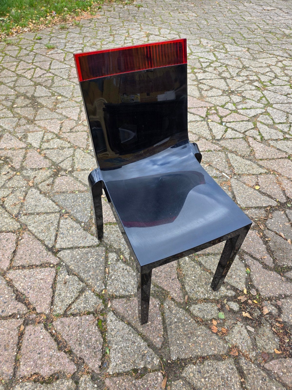 Kartell Hi Cut Stoel - Philippe Starck Design, Ophalen, Kunststof, Gebruikt, Zwart