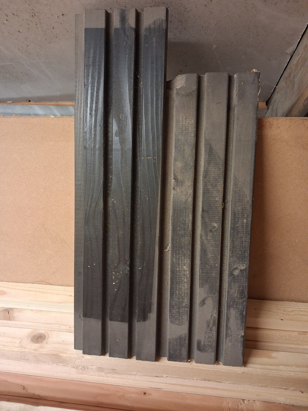 triple rhombus zwart, Ophalen, Zo goed als nieuw, Minder dan 180 cm, Planken
