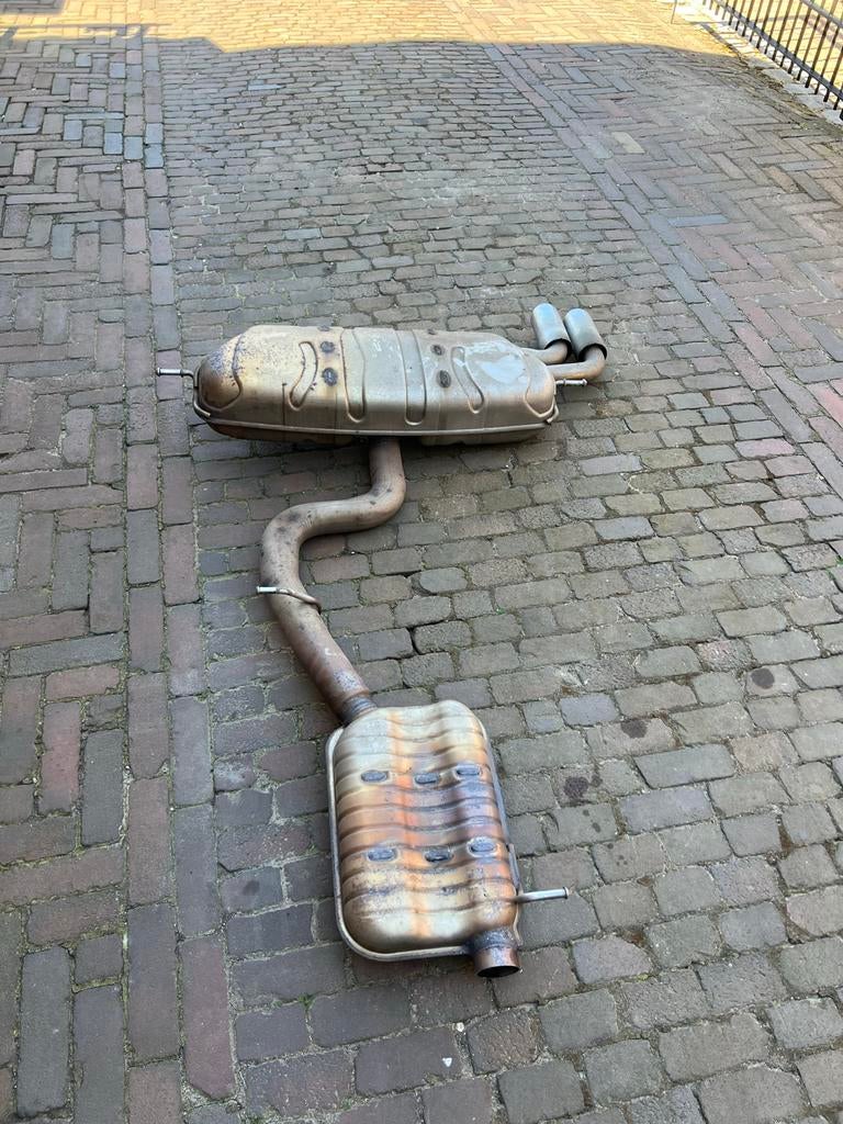Audi A3 complete uitlaat, eventueel met diffuser, Ophalen, Gebruikt, Audi