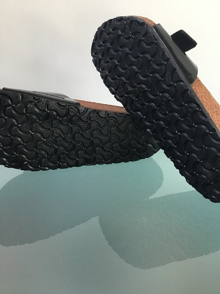 Birkenstock Madrid 40 | zwart | slippers | Gratis verzenden, Slippers, Verzenden, Zwart, Zo goed als nieuw