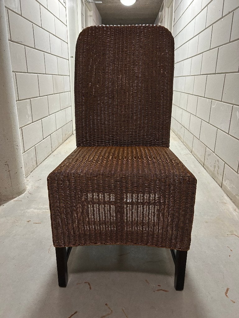 Lloyd Loom stoelen, Huis en Inrichting, Stoelen, Zo goed als nieuw, Vijf, Zes of meer stoelen, Kunststof, Riet of Rotan, Bruin