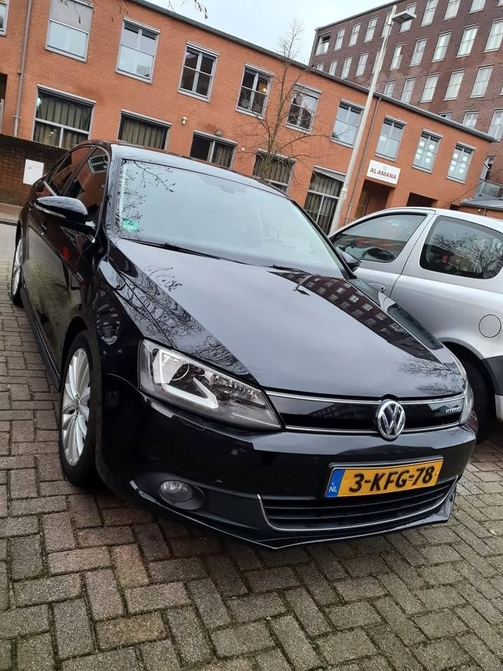 Volkswagen Jetta 1.4 TSI Hybrid 170pk 7-DSG 2013 Zwart, Zwart, Origineel Nederlands, 1405 kg, Sedan