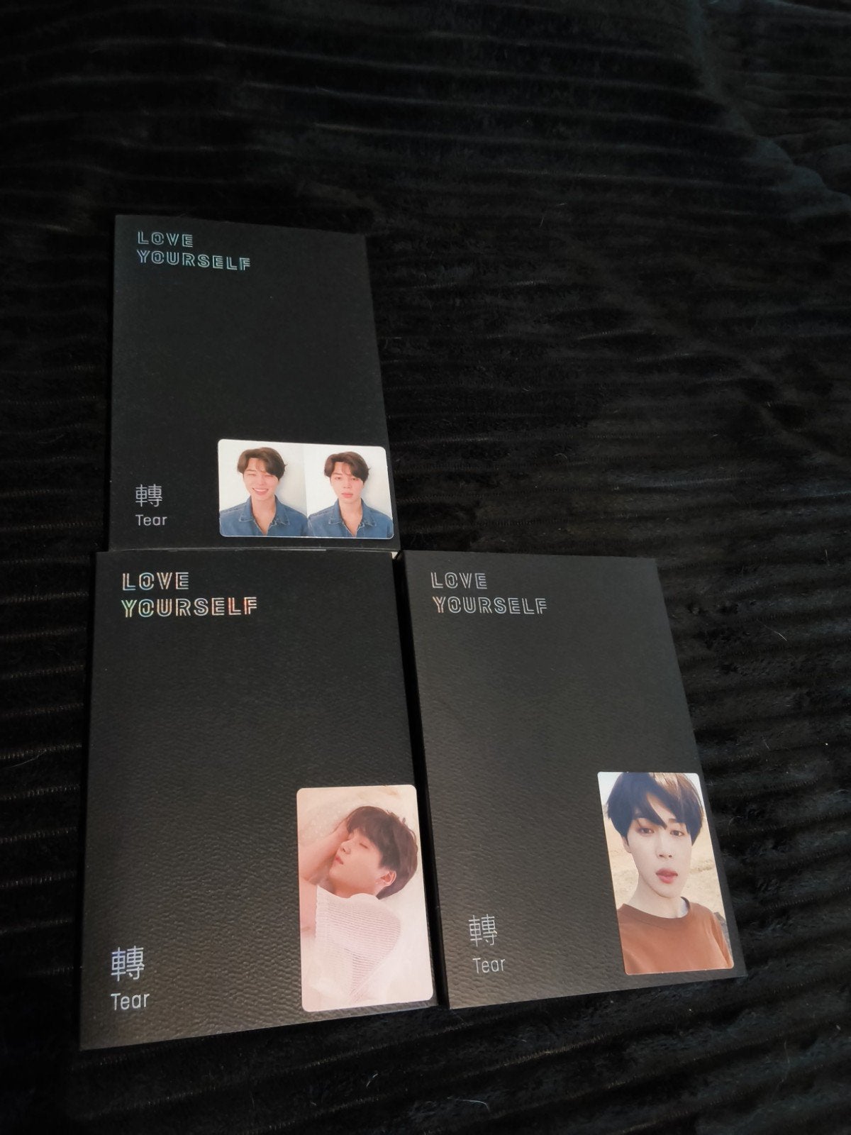 BTS - Love Yourself: Tear (3 albums met photocards), Gebruikt, K-pop, Ophalen of Verzenden, Inclusief boekje