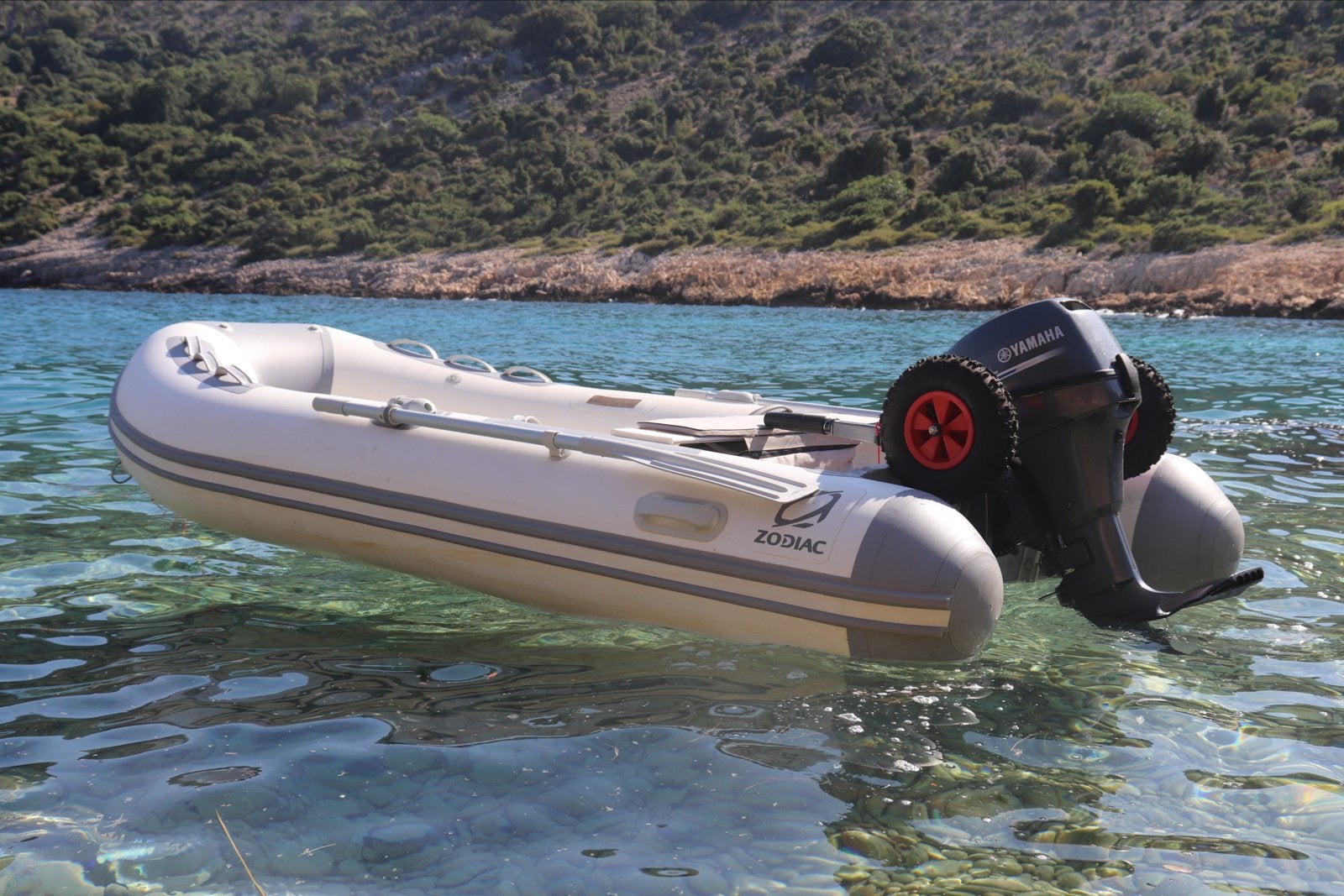 Zodiac Cadet 350 Aero met Yamaha F9.9FMH buitenboordmotor, Watersport en Boten, Ophalen, Airdeck, Gebruikt, Zodiac