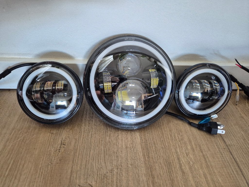 LED koplamp mistlampen Touring Fatboy Electra / Road Glide, Ophalen of Verzenden